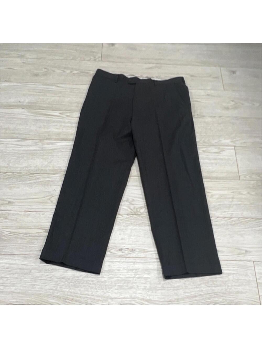 Zanella Men's Dark Gray Wool Dress Pants SIZE 35X31 $489